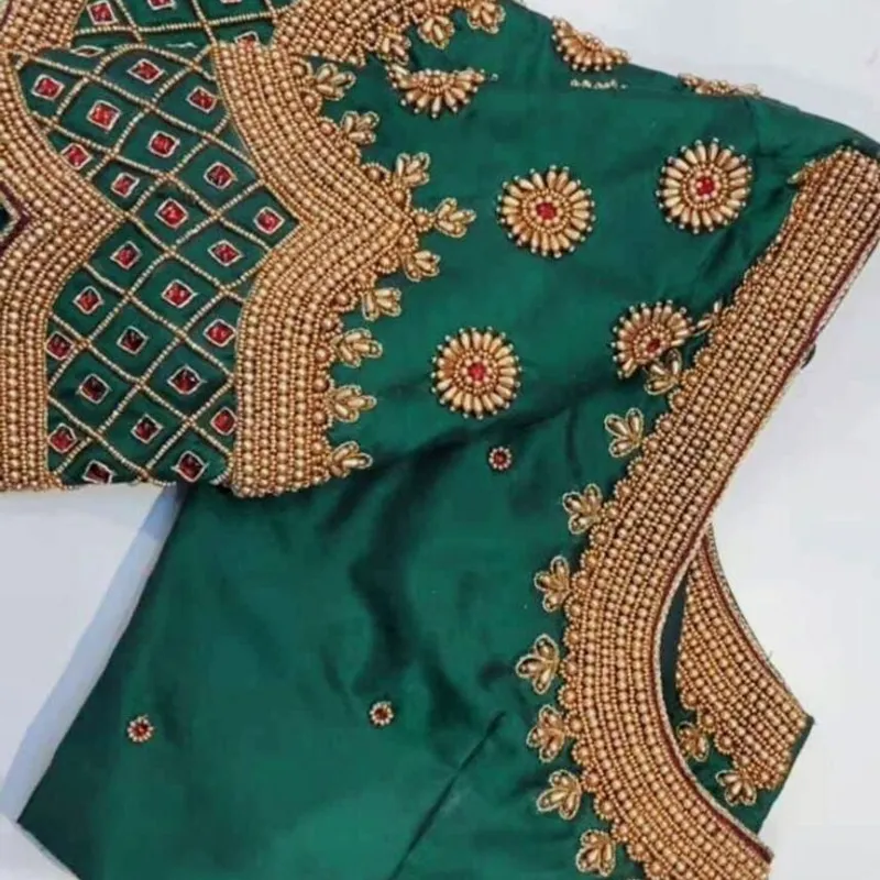 Royal Peacock Aari Work