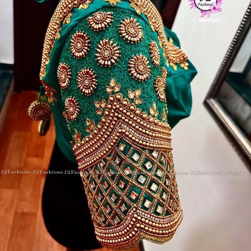 Royal Peacock Aari Work